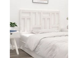 Cabecero 125,5x4x100 cm Madera Maciza de Pino Blanco