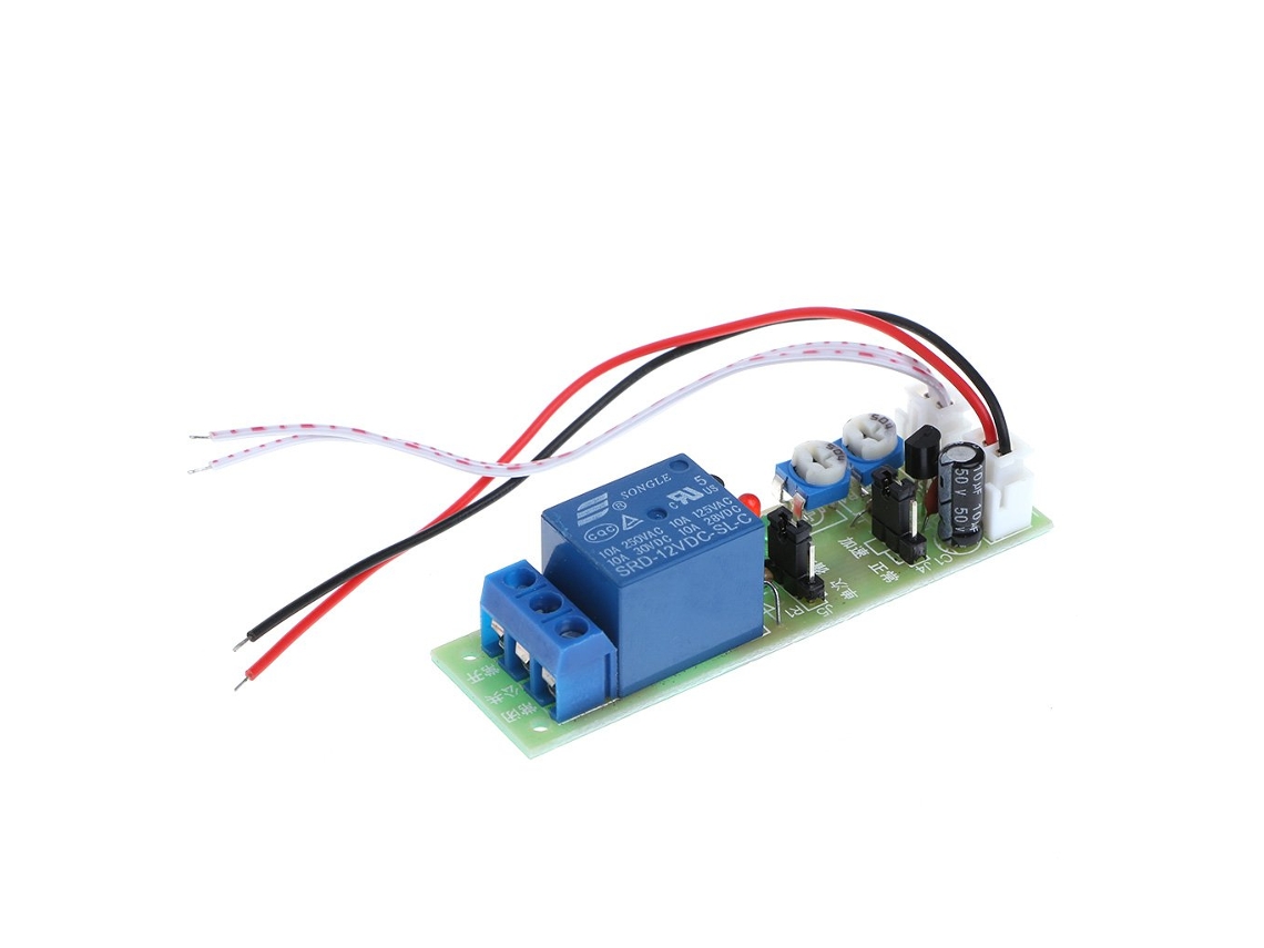 Módulo De Temporizador Retardo Ciclo 12v Com Interruptor Liga Desliga
