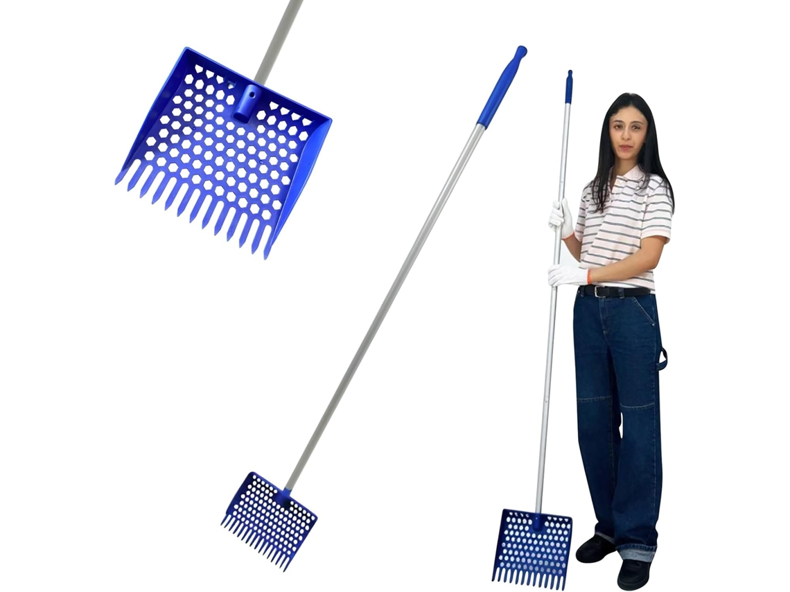 Ferramenta Robusta Para Resíduos De Frango Com Cabo De Liga Removível E Design Ergonômico Para Manutenção.