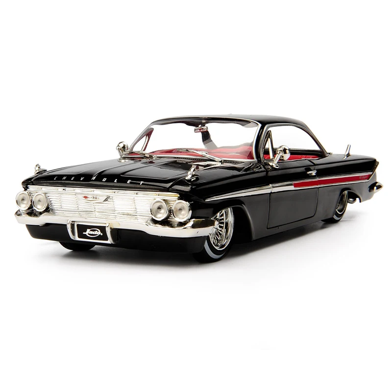 (preto) Modelos De Carros E Carrinhos De Brinquedo Em Liga Metálica Na Escala 1:24