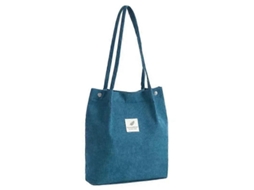 Bolsa De Compras Feminina Casual Dobrável Em Veludo Cotelê, De Alta Qualidade, Ecológica E Reutilizável, Leve E Com Alça De Ombro. Venda Por Atacado.