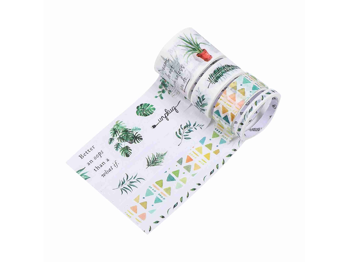 Pacote De 4 Cintas Washi Decorativas Com Larguras De 30mm, 15mm E 5mm Para Artesanato, Scrapbooking, Presentes E Diy