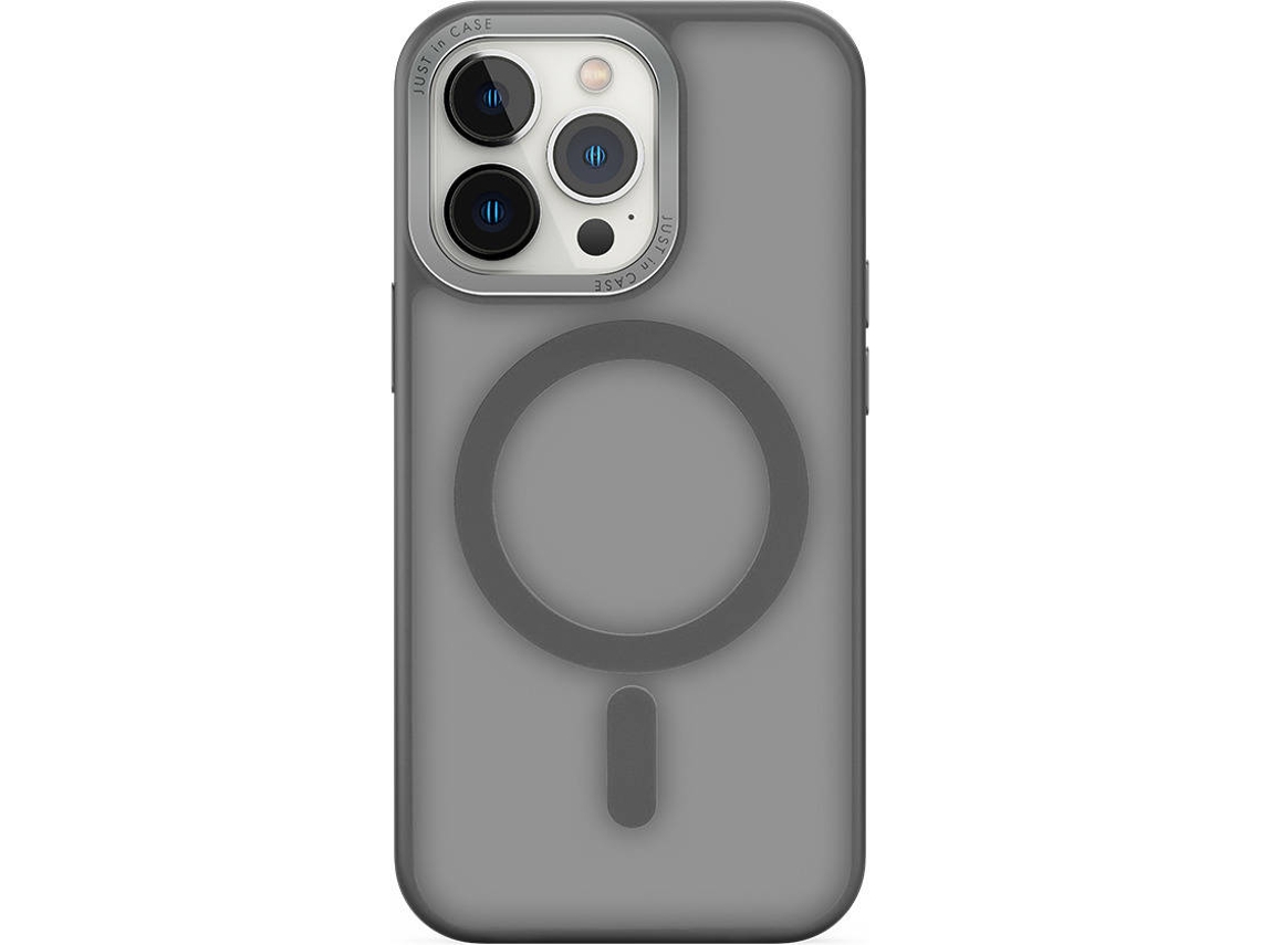 Capa JUST IN CASE  Magsafe iPhone 16 (Cinzento)