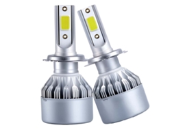 Lote de 2 Lâmpadas Led C6 H7 24w para Farol Automotivo Iluminação de Alta Intensidade AVIZAR