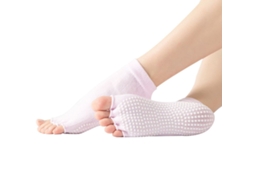Conjunto de 6 Meias Femininas Algodão Sem Costura AQUAFORGE
