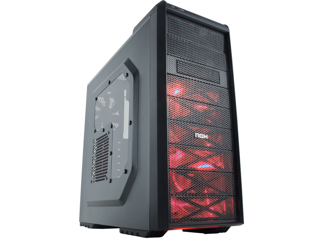 Caixa PC NOX COOLBAY SX RED DEVIL (ATX Mid Tower - Preto)