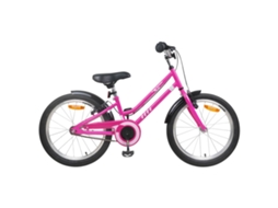 Vidaxl Bicicleta Infantil 20 Polegadas Para 6-11 Anos Preto Rosa