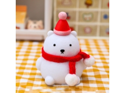 Rebe-lâmpada Noturna Led Com Design De Urso Adorável De Natal Com Cachecol Vermelho Para Quarto, Mesa De Cabeceira E Lar