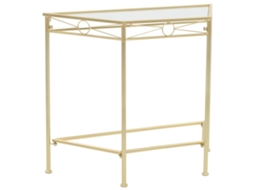 Side Table, Side Tables Vidaxl Ouro Metal (n/a)