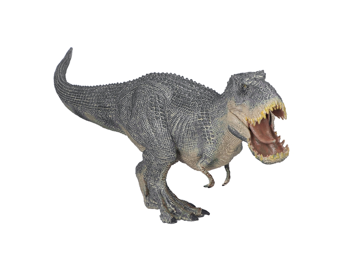 Primerox brinquedos de Dinossauro T Rex Realista Grande Pvc Modelo para Crianças 3 Anos + Azul