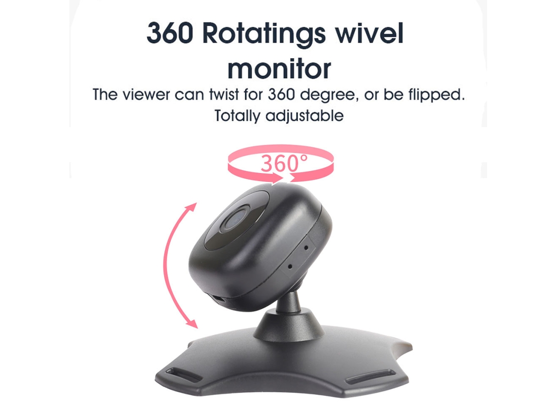 Monitor Bebé Para Coche Inalámbrico Con Cámara Y Visión Nocturna