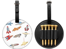 Bolsa para Tees de Golfe, preta | S/MARCA