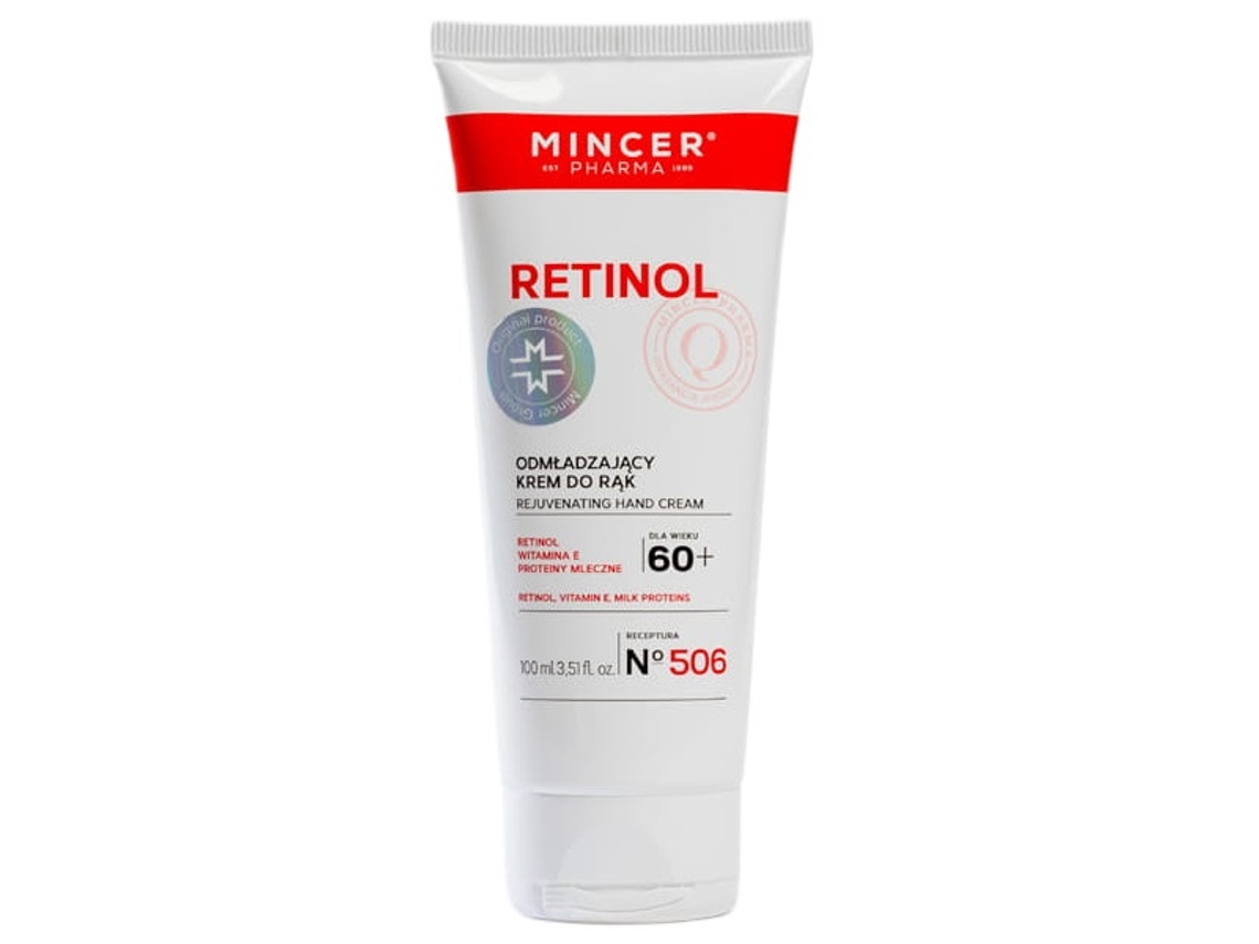 Retinol 60 Rejuvenating Hand Cream No506, 100 Ml Mincer Pharma