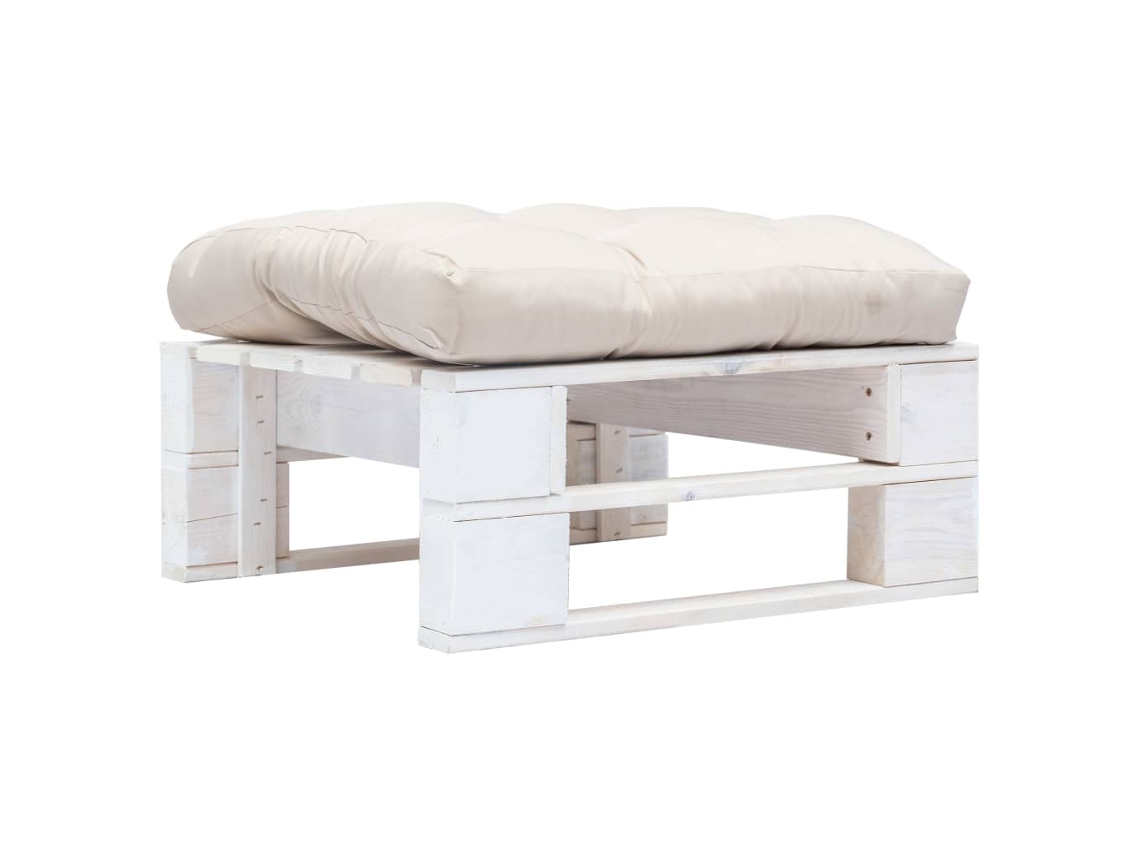 Pallet Ottoman, Pallet Ottomans Vidaxl Bege Madeira De Pinho Impregnada (n/a)