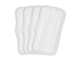 4 capas de mop de vapor laváveis para Shark S3101, S3202, S3250, piso duro, 27x15cm
