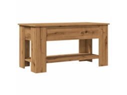 Mesa de Centro em Carvalho Artesanal 101x49x52 Cm MAISON EXCLUSIVE