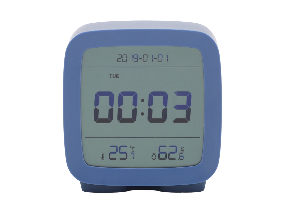 Reloj Digital Inteligente Pequeño Con Batería, Pantalla De Temperatura Y Humedad, Configuración Fácil Con App