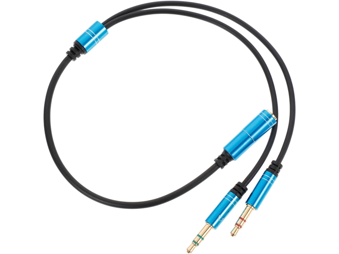 Divisor De Microfone E Fone De Ouvido Em Abs, Para Microfone