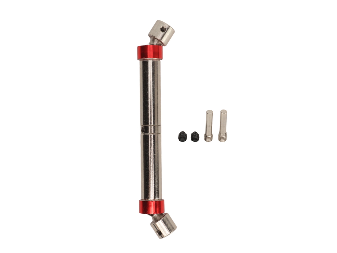 Mali eixo de Transmissão Central de Aço Rc Robusto Ângulo Grande 110 160mm para Veículos 1/10 Prata