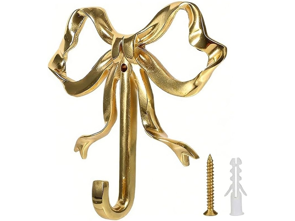 Gancho De Parede Em Forma Arco, Feito De Liga Zinco Com Revestimento Protetor Para Maior Durabilidade Em Locais Internos