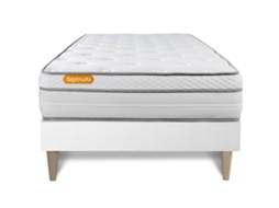 Estrado Memo Luxe SEPTNUITS Espuma com memória Branco (90x190)