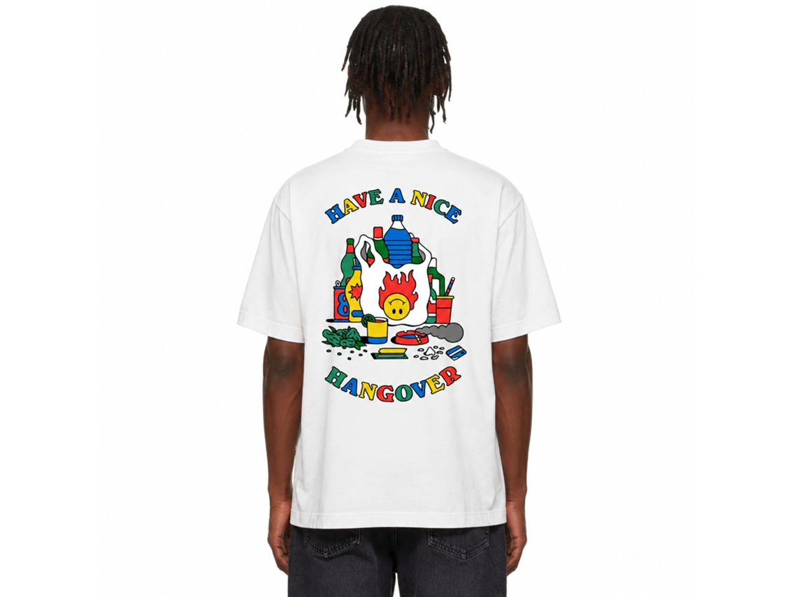 Rockinstone Have A Nice Hangover Jeune Woof T-shirt Unique Designer Style