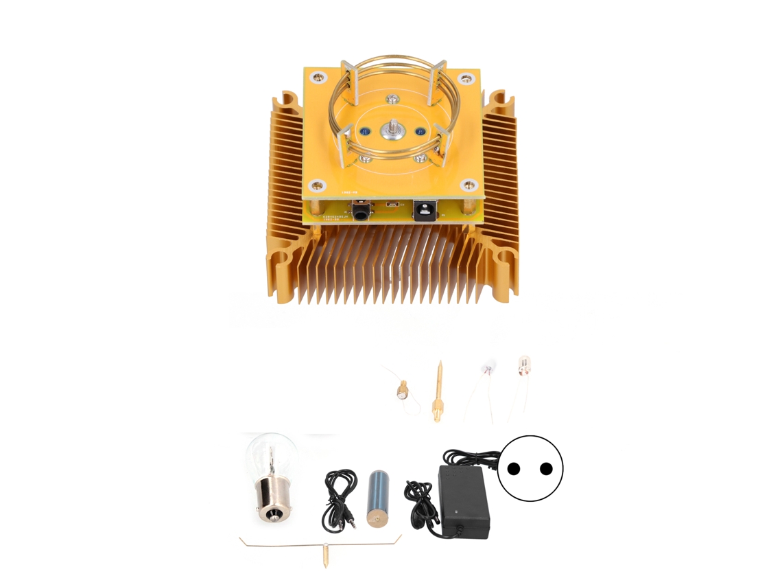 Bobina Musical de Transmisión Inalámbrica com Base Abastecimentos Industriais para Experimentos Plug Ue Ac110‑240v