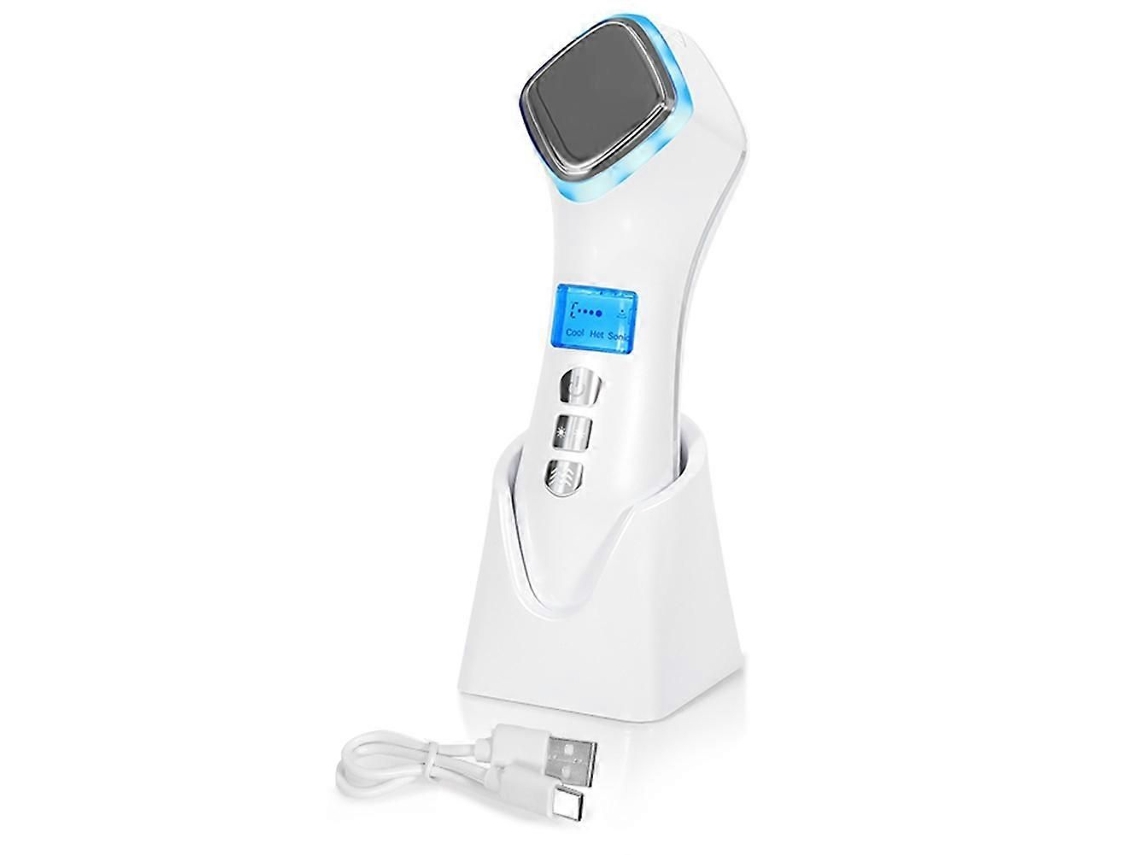Aparelho De Beleza Facial Quente E Frio Com Vibração Sônica Para Limpeza Profunda, Lifting Facial, Massagem, Firmeza Da Pele, Redução De Rugas E