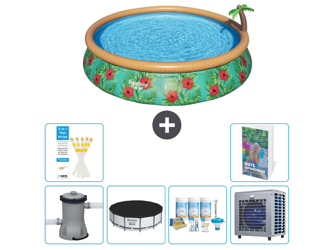 Bestway Piscina Bestway Fast Set Redonda - 457x84 Cm - 7-peças S264