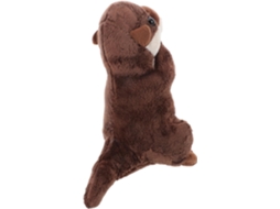 Adorável Lontra De Pelúcia, Brinquedo Detalhado E Realista Para