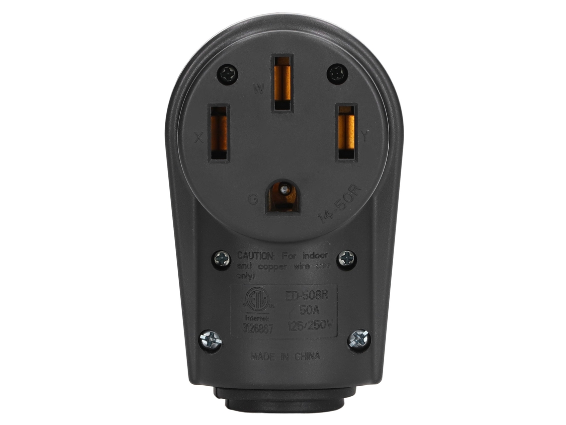Laxiscreed Conector Fêmea Rv Para 50 Amps 125/250v De Alta Qualidade