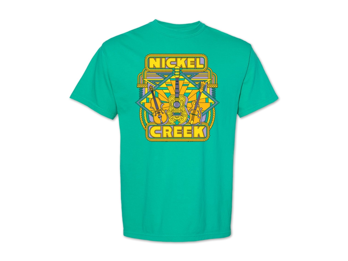 Nickel Creek Instrument T shirtwhite ROCKINSTONE Size:m