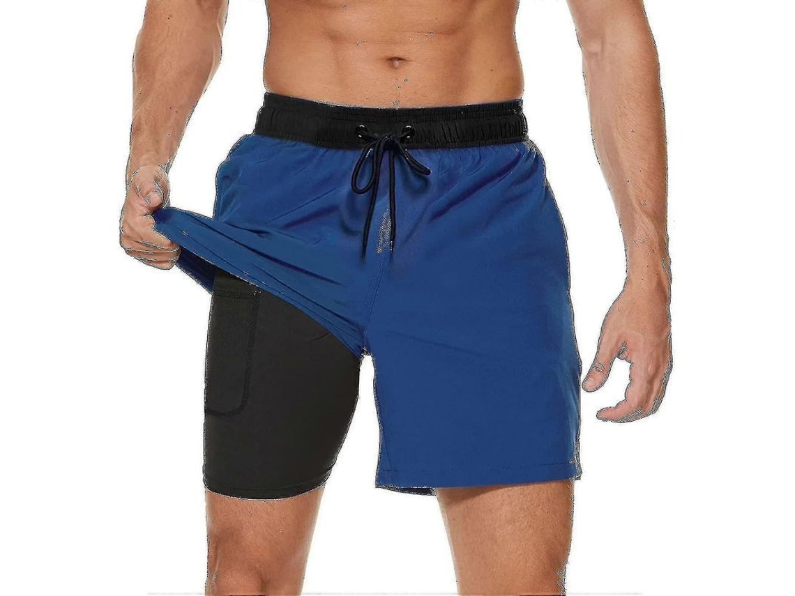 BERMUDA de Banho Fasst para Homem, com Forro de Compressão, Secagem Rápida | S/MARCA