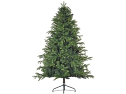 Árvore de Natal Artificial, Aparência Realista, Retardante de Chama, Base Metálica Estável, 183cm, Verde Ge