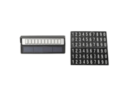 2026 tarjeta de Estacionamiento Temporal para Carro com Luz Led Placa Luminosa Número Oculto