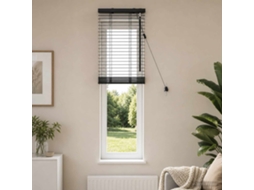 Vidaxl Cortina Veneziana Preto 40 X 130 Cm 35 Mm