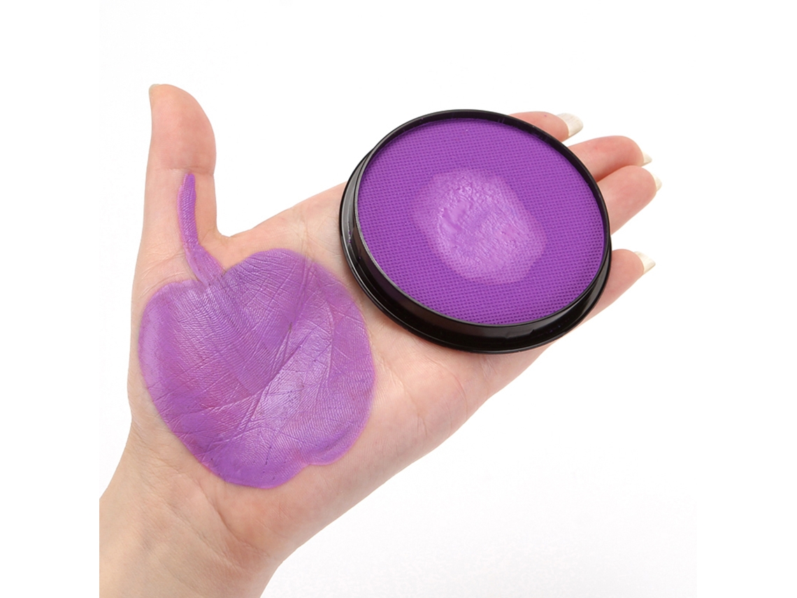 Tinta facial e corporal à base de água, segura e não tóxica, ideal para o Halloween, cosplay, festas, adultos e crianças.