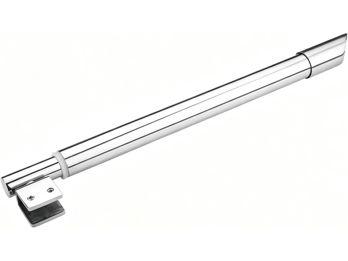 Barra De Suporte Ajustável Para Box Chuveiro 30-50, 40-60e 60-80cm De Comprimento, Haste De Suporte Parede Para Vidro