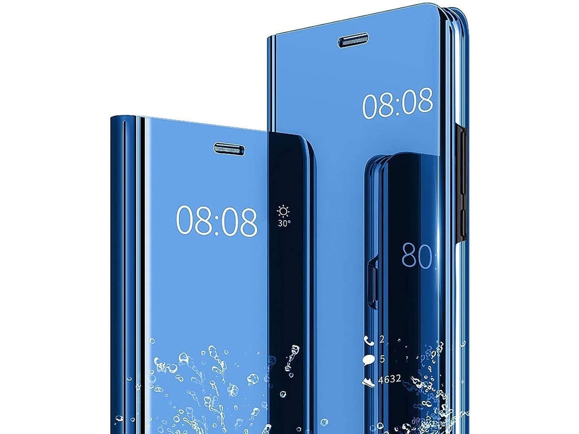 Capa Flip Com Efeito Espelhado Antichoque E Transparente Para Samsung Galaxy A7 Elysve
