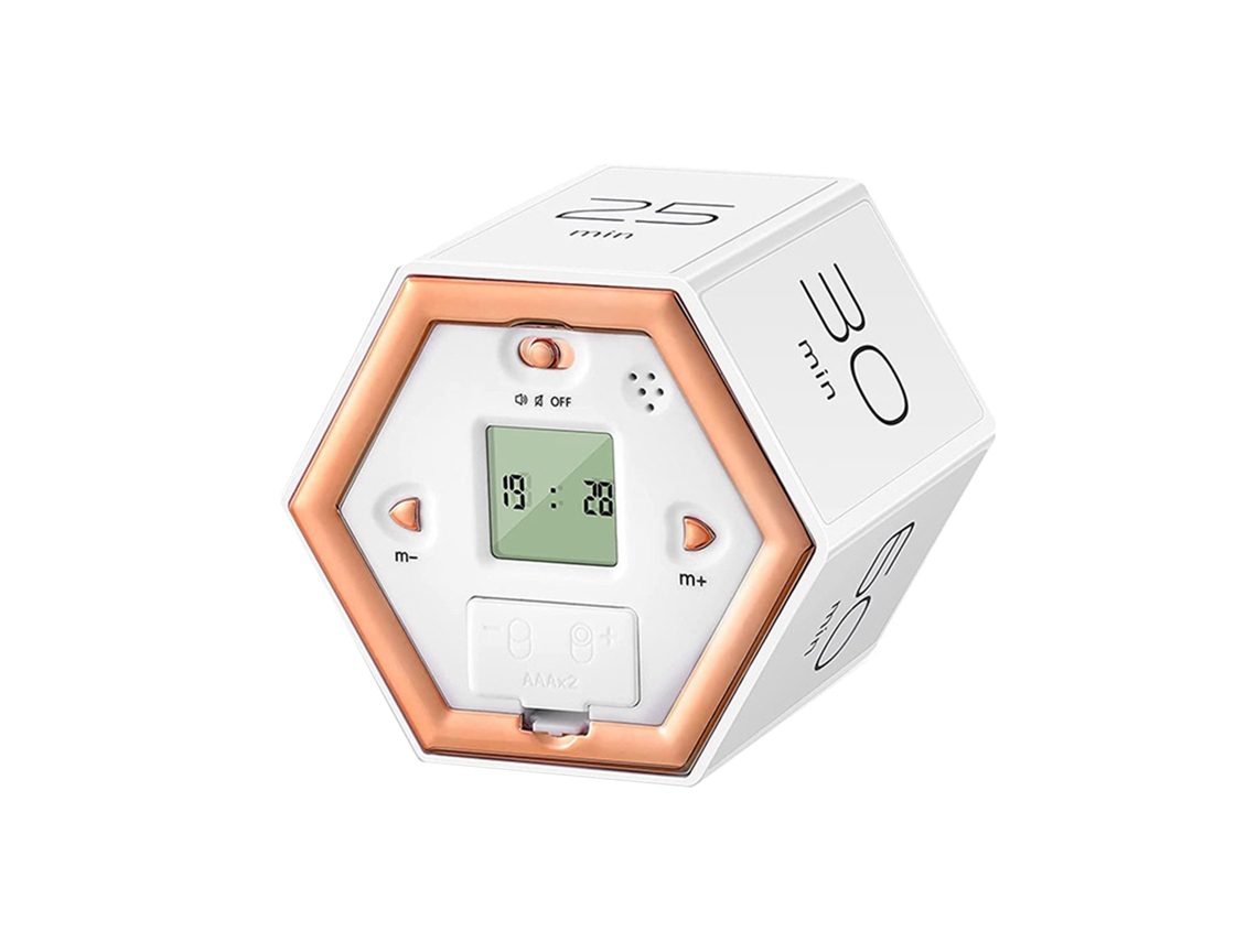 Temporizador Hexagonal Magnético Cubo Digital Para Estudio Cozinha Exercício