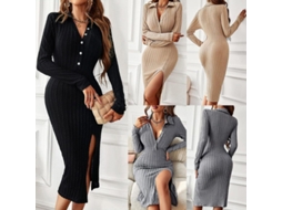 Vestido de punto Fasst sexy, falda slim, otoño e invierno 2022