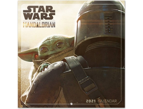 Calendário  Star Wars The Mandalorian (2021 - 30 x 30 cm)