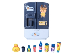 Ats refrigerador de Brinquedo para Crianças com Acessórios Adoráveis, Tamanho Apropriado, Cultiva Interesse e Habilidades Práticas, Cor Azul