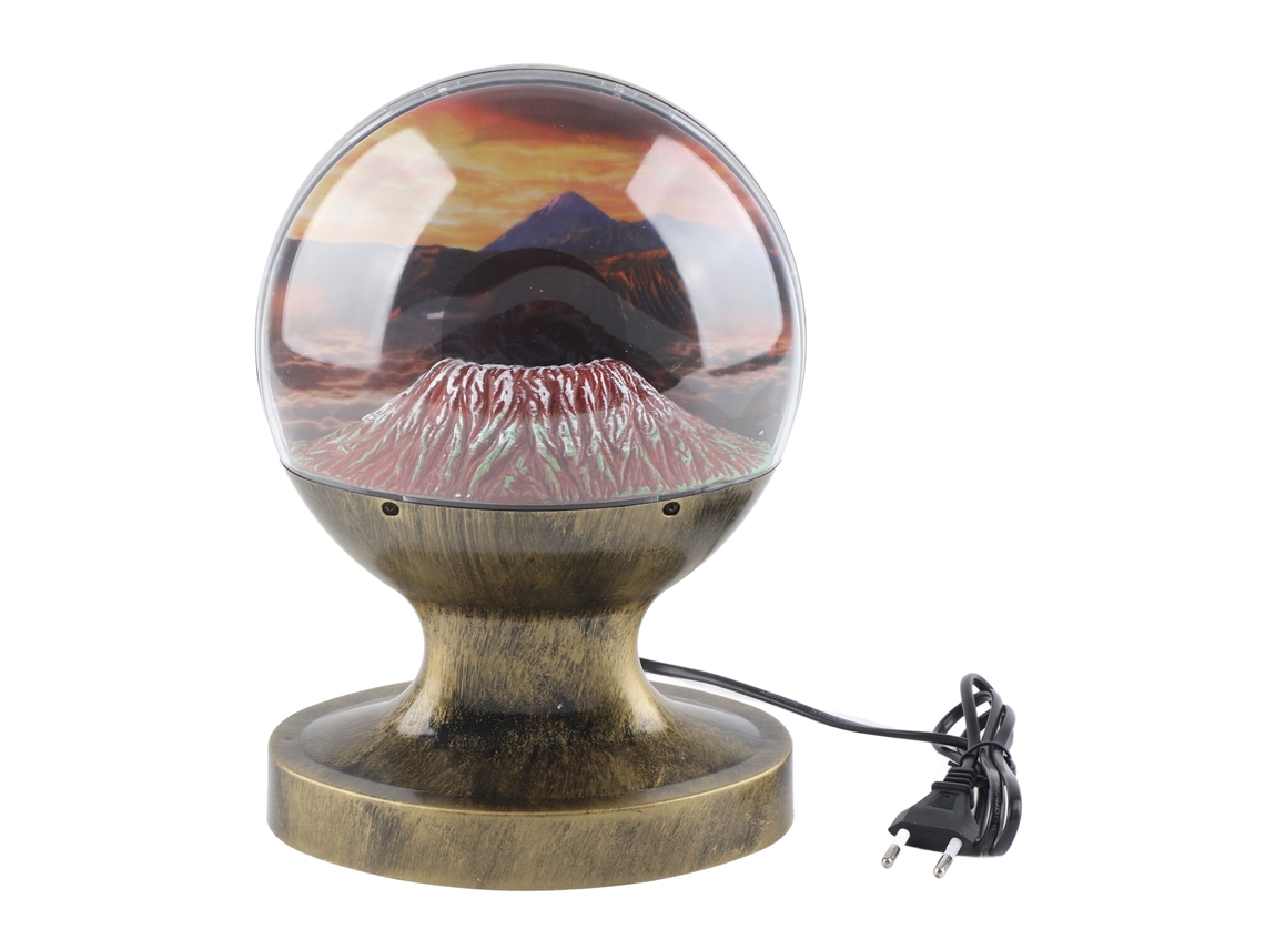 Ats lâmpada de Paisagem Vulcânica Clássica Textura Clara Lâmpada de Lava Vulcânica Decoração Brinquedo Educatsivo Científico
