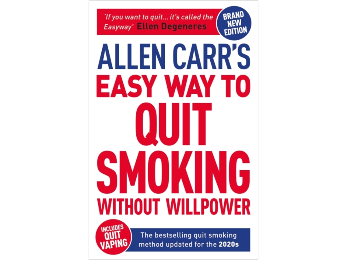 Livro allen carr's easy way to quit smoking without willpower