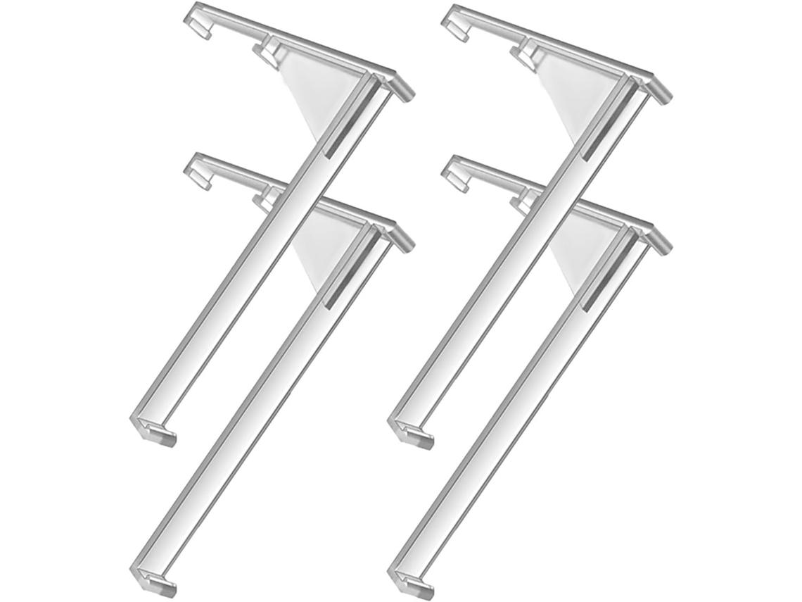Clips De Fácil Instalação Mikikit Para Persianas Verticais, Plástico, Pacote Com 4 Peças, Design Simples E Econômico