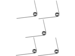 Conjunto De 5 Molas Torção Para Porta Peças Reposição Uso Doméstico.