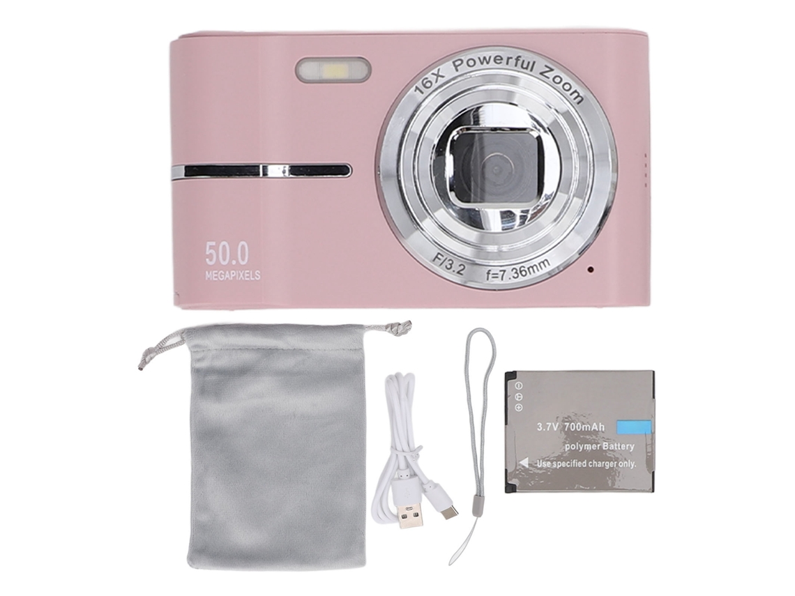 2026 cámara Digital de Bolsillo Fhd 1080p Con Zoom 16x, Compacta Y Portátil para Estudiantes