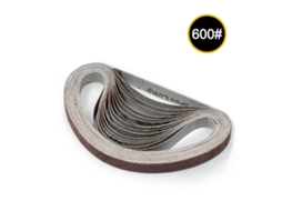 10 Peças De Correias Abrasivas De Lixa 10x330mm 600 Grit Para Lixadeiras Ferramentas De Polimento E Esmerilhamento