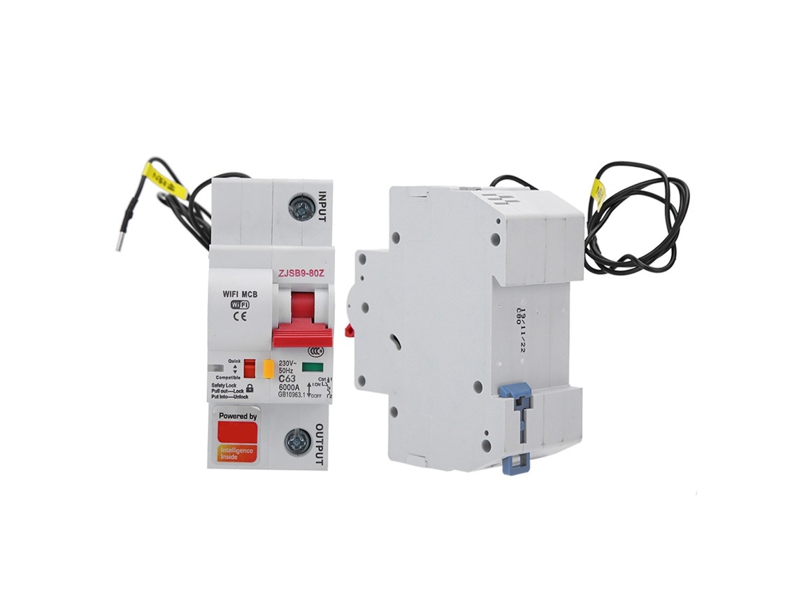 Interruptor De Circuito Inteligente Wi-fi Com Controle Remoto Via App, Casco Retardante À Chama Pa66-dsm, Ac220v